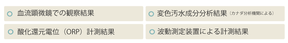 各種測定機器一覧
