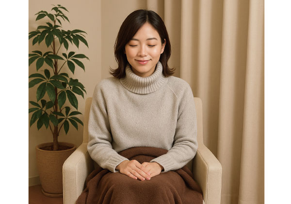 冷えやむくみに悩む女性